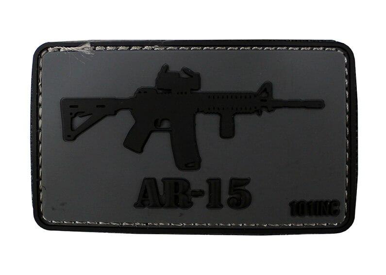 3D PVC AR-15 Patch fra 101 Inc - Taktisk Gear tilbud