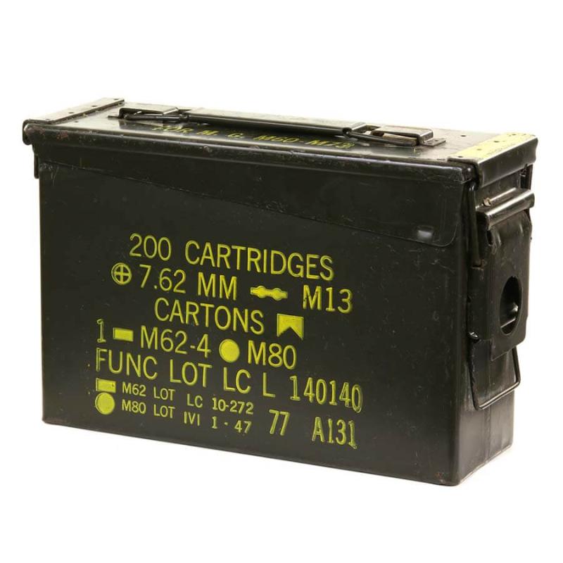 Ammokasse til .30 Caliber - Brugte og kompakte 27x18x8 cm